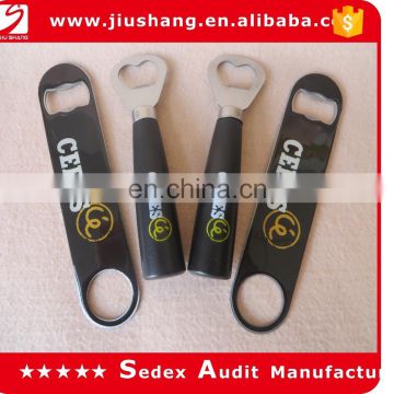 custom logo gift plastic bottle opener with low price