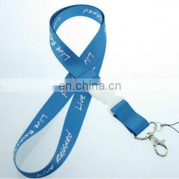 slippery polyester heat transfer lanyard