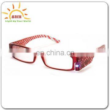 led reading glasses/ led reading light glasses/folding led reading light