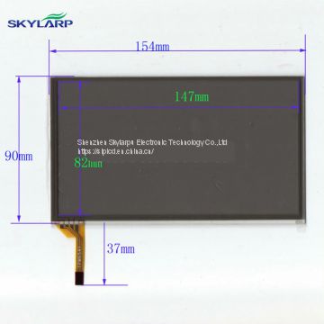 6.2 inch touchscreen on card GPS 154mm*90mm on TFT9K0406FPC2-A2-E for RCD510 touch panel screen glass Free shipping