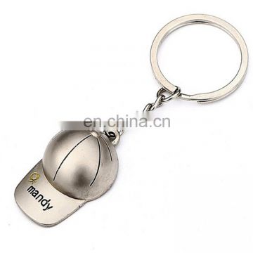 New design Boys and girls baseball cap keychain key ring