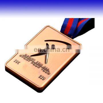 Metal Gymnastics medal with custom design