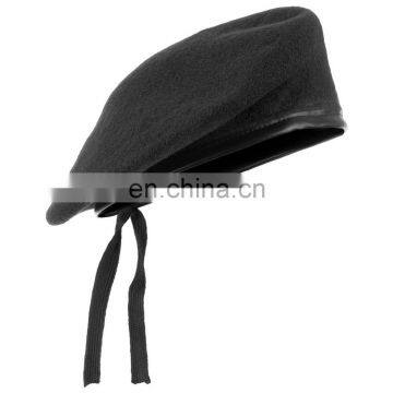 100% wool beret/french angora military beret hat