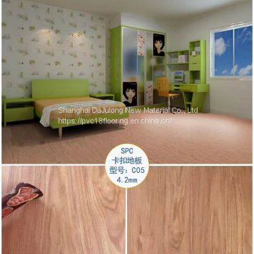 Environmental Vinyl Waterproof PVC SPC Flooring For Indoor Thickenss 4.2mm photo-2