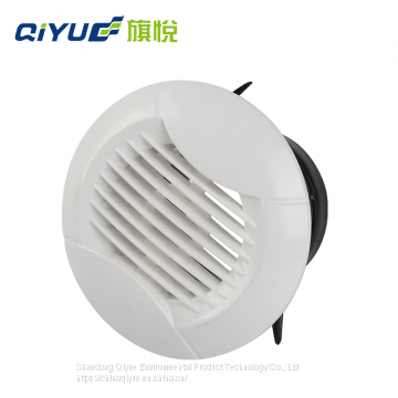 Hvac Rround Adjustable Ceiling Abs Air Grille Exhaust Aluminum Floor Round Vent Diffuser Air Diffuser With Damper