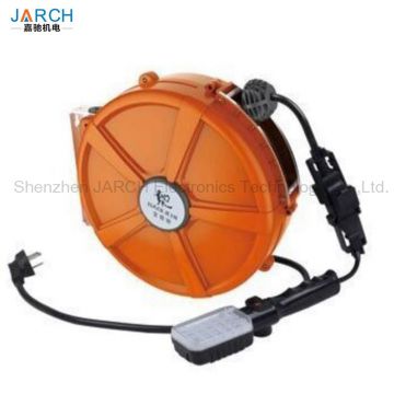 constant spring return retractable 1-12cores signal extension cord cable reel drum for equipments