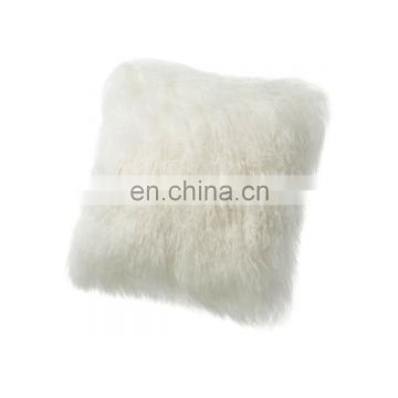 Wholesale Faux Fur Sheepskin15 inch square Throw Pillow