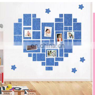 fast delivery hexagon felt bulletin pin board