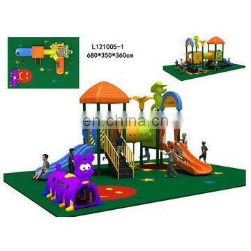 BH03901 Outdoor Playground Equipment Kindergarten Kids Plastic Slide Device