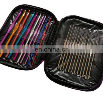 Knitting Tool Sweater Needle Metal Crochet Stainless Steel Aluminum Alloy Crochet Hooks Set With 22pcs Each Set photo-2
