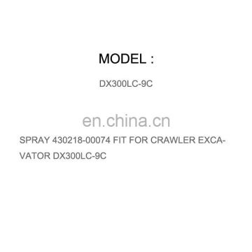 DIESEL ENGINE PARTS NOZZLE ASSY OIL SPRAY 430218-00074 FIT FOR CRAWLER EXCAVATOR DX300LC-9C