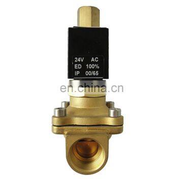 2W Series 2W200-20NO Brass Body Normally Open 3/4 Inch Air Water Solenoid Valve photo-4
