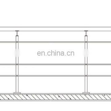 Flange Handrail Post Decorative Stainless Steel Railing Square Round Pipe Base Cover Plate photo-6