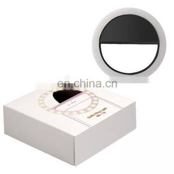 Cheapest Phone Ring Light Clip Selfie Led Light Cosmetic Mirror Flash Light for Mobile Phone Luz Led Selfie photo-2