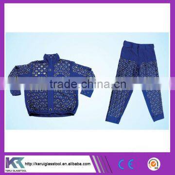 Blue color Tat protective safety clothing zinc holes manufacturer price (V055)