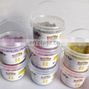 Custom different sizes clear plastic pail for kid's toys