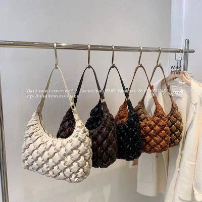 Hot Sale Customized Simplicity Solid Color Zipper Rhombus Wild Messenger Woman/ladies Small Shoulder Hand Bags photo-2