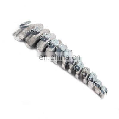 Clip on wheel balancing weights lead material 5-60 and 0.25-3oz weight