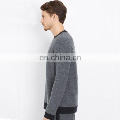 Wholesale OEM Custom New Design Cashmere Pullover Mens Sweater photo-3
