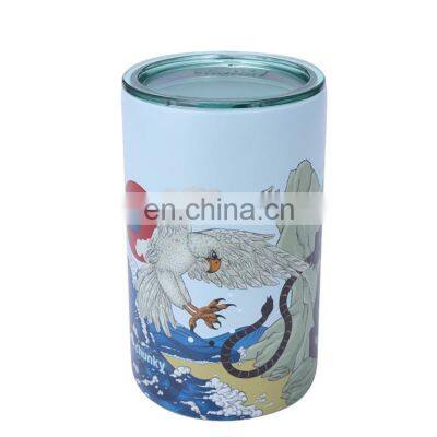 hot sale customized 18/8 stainless steel coffee tumbler double wall vacuum Insulated coffee mug with lid