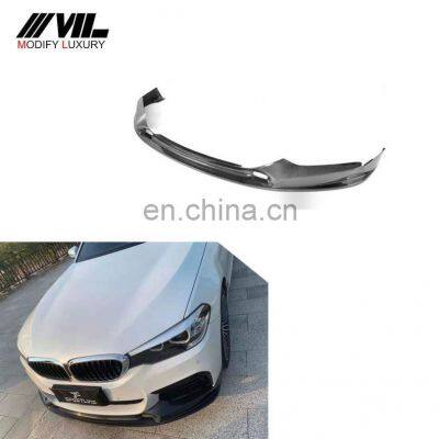 5Series G30 G31 G38 Carbon Fiber Front Spoiler for BMW G30 G31 G38 520i 530i 540i M-sport 17-19