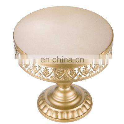 Hot sale  High Quality  Metal Round Cake Stand Dessert Tray gold Cake Stand Wedding Party Birthday Decoration