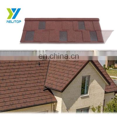 Hot Sale Construction Stone Coated Metal Roofing Shingle Tile/Roofing Sheet Plate