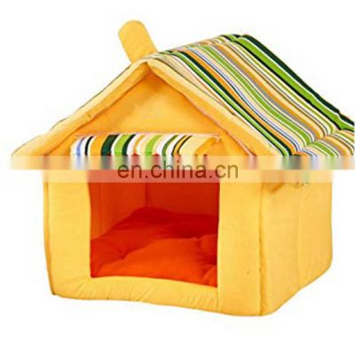 Portable Dog Hut Luxury Pet Dog House Cozy Warm Great Indoor-Outdoor Pet Bed House for Dogs, Cats and Puppies