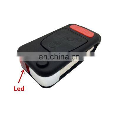 Flip Folding 2 + 1 3 Buttons Car Remote Smart Key Shell Case Fob For Mercedes Benz SLK E113 A C E S W168 W202 W203