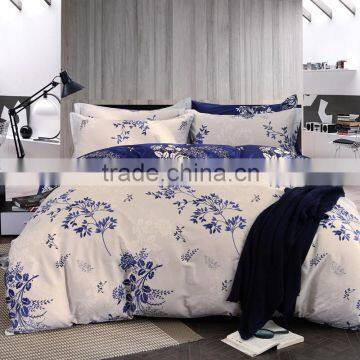 2015 new product cheap luxury 100%cotton sheet sets trees printed comforter set China textile