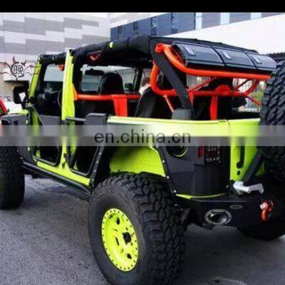 Front and Rear Wheel Eyebrow Fender Flare For Jeep JK 2007-2017 photo-4