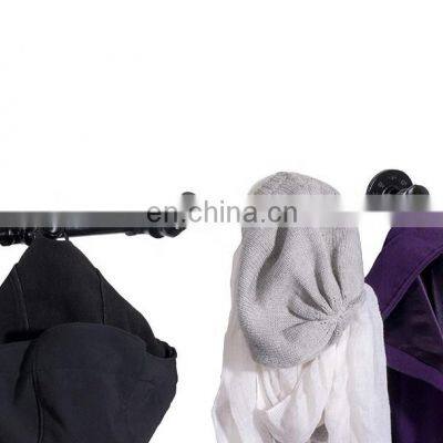 Heavy Duty Wall Mounted Metal Industrial Pipe Coat Rack photo-4