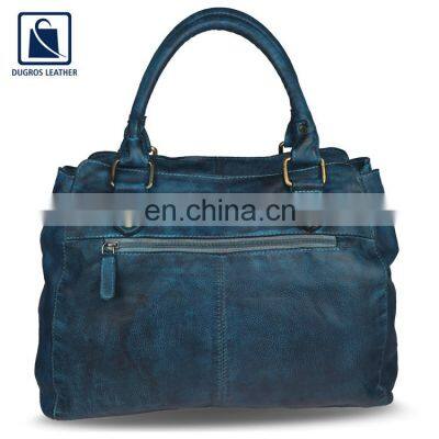 High Quality Trendy Genuine Leather Lady Hand Bag