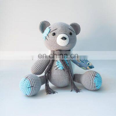 Poor Bear Crochet Amigurumi Doll Crochet Cute Bear Doll Kid's Toy crochet toy for baby Vietnam Supplier Cheap Wholesale