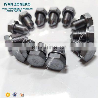 China Supplier Engine Oil Drain Plug Bolt Fit VW Golf Passat Jetta Beetle AUDI A3 A4 A5 5Pc OEM N90813202 photo-2