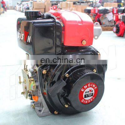 Bison China 178Fa 6hp 44 Kw Electric Start Air Cool Diesel Engine photo-3