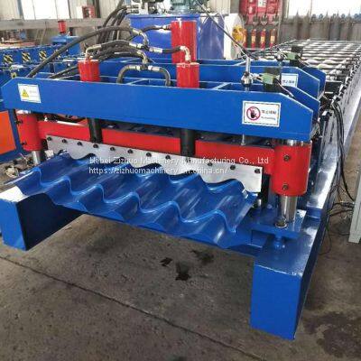 Galvanized Steel Monterrey Roofing Making Step Tile Roof Deck Sheet Plate Glazed Tile Cold Roll Forming Machine Price