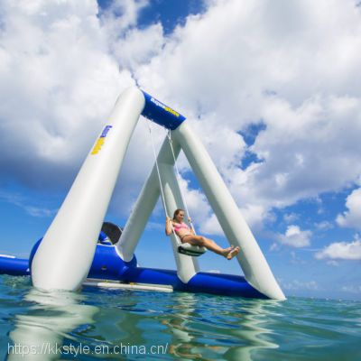 kk inflatable swing on water commercial park water sport game in lake park sea park