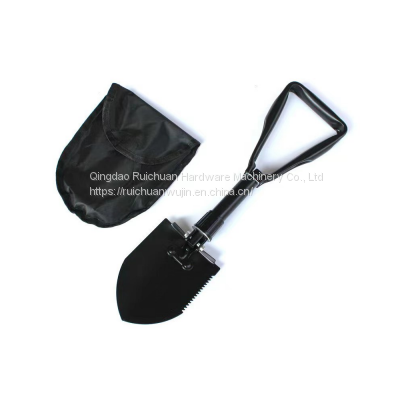 Multifunctional Large Folding Shovel Black Shovel/shovel Engineer Shovel Outdoor Supplies Wholesale Large Shovel Black photo-4