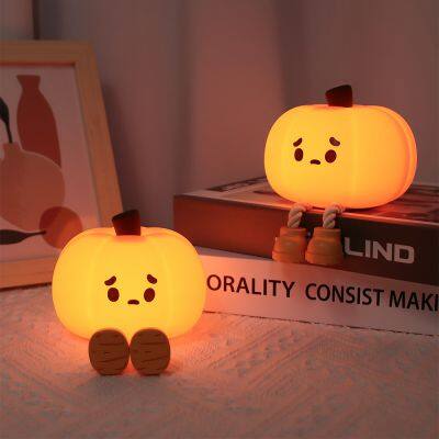 EGOGO New Products Decoration Gift Led Kids Toy Halloween Pumpkin night lights for Baby Nursery Lamp