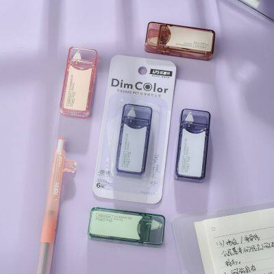 Mini Plastic Correction Tape 5mm*6m Compact Size For Students White Out Tape