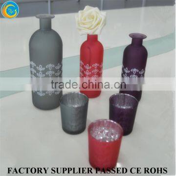 Glass Items Candle Holders Glass Vase Set for Home Hecorations