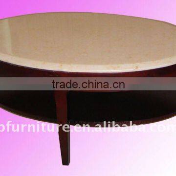 Oval marble top coffee table PFD320