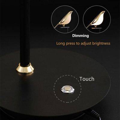 Modern Touch Control Dimmable Led Table Lamp For Study Reading Home Decoration photo-5