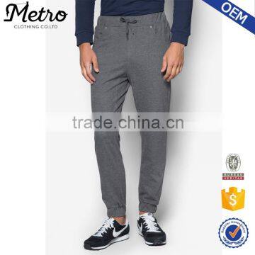 Wholesale New Dark Grey Men's Sweatpants with Drawstring