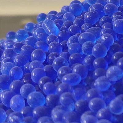 Color Changing Blue Silica Gel Desiccant 4-8mm Moisture-proof Beads Transformer Desiccant