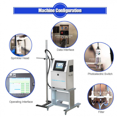 Perfect Laser Plastic Bottle Bag IC Card PCB Board Ticket Labels Automation Colorful LCD Touching Inkjet Printing Machine photo-2