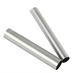 Stainless Steel Seamless Round Pipe Tube in Stock photo-4