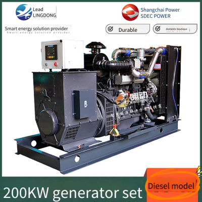 Shanghai Diesel Engine Co., Ltd. 200kw Diesel Generator Set, High-strength Engine Block, Cold Start Temperature -15℃, Strong Adaptability photo-4
