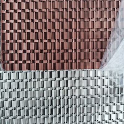 Flat Square Mesh Stainless Steel Decorative Mesh, Other Copper Embossed Mesh